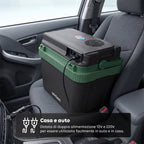 Borsa Frigo Elettrica 24L Caldo/Freddo – Raffredda fino a 18°C sotto la temperatura ambiente e scalda fino a 65°C (40/50W)