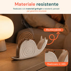 Porta Zampirone a forma di Lumaca – Supporto per Spirali Antizanzare in ABS Ignifugo – Con Base Raccogli Cenere – Design Universale Riutilizzabile – Dimensioni 18x3,2x7,5cm