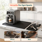 Tappetino Pieghevole in Silicone 2 in 1 con Bordi Alti – Impermeabile e Antipolvere con Base Antiscivolo