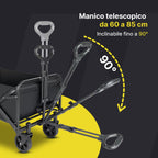 Carrello Pieghevole da Esterno Taglia L 90Kg / Taglia XL 120Kg con Ruote