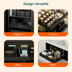 Cassetto estensibile universale in acciaio 30-50 cm - Portata 8 kg